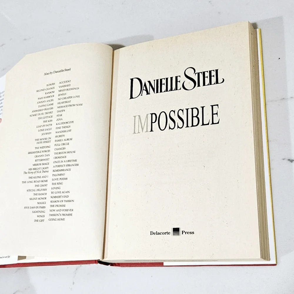 BOGO Impossible : A Novel Danielle Steel Hardcover Book Romance